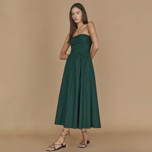 Reformation Lissa Dress // Color: Forest // Size 6